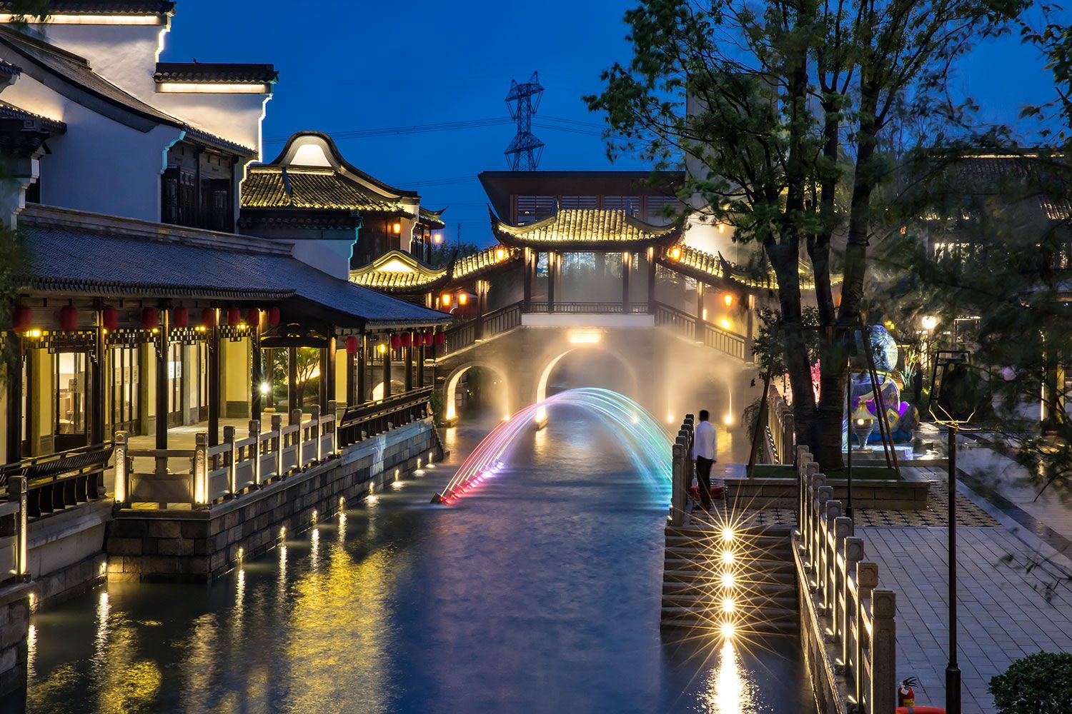 Toulouse新西塘水街亮化方案